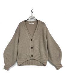 HER LIP TO（ハーリップトゥ）の古着「Essential mohair blend cardigan」｜ベージュ