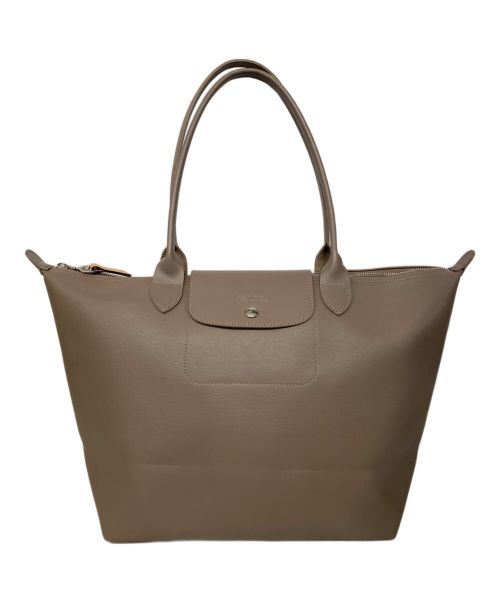 LONGCHAMP（ロンシャン）LONGCHAMP (ロンシャン) Le Pliage City L Tote bag トープの古着・服飾アイテム