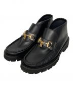 Caminandoカミナンド）の古着「MID CUT BIT LOAFERS BLACK」｜ブラック