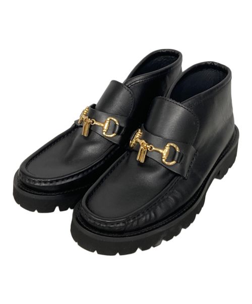 Caminando（カミナンド）Caminando (カミナンド) MID CUT BIT LOAFERS BLACK ブラック サイズ:6の古着・服飾アイテム