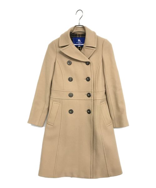 BURBERRY BLUE LABEL（バーバリーブルーレーベル）BURBERRY BLUE LABEL (バーバリーブルーレーベル) ダブルコート ベージュ サイズ:36の古着・服飾アイテム