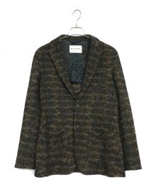 ETRO（エトロ）の古着「総柄テーラードジャケット」｜ブラウン