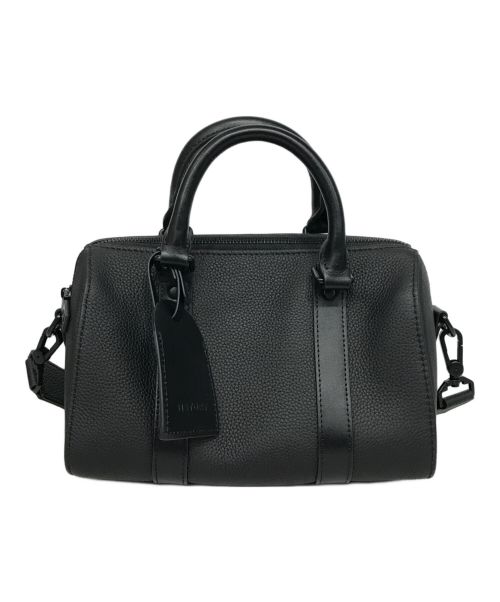 JISTORY（ジストリー）JISTORY (ジストリー) 2WAY LEATHER MIDDLE BOSTON BAG ブラックの古着・服飾アイテム