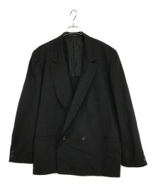 Yohji Yamamoto pour homme（ヨウジヤマモト プールオム）の古着「アーカイブダブルジャケット」｜ブラック