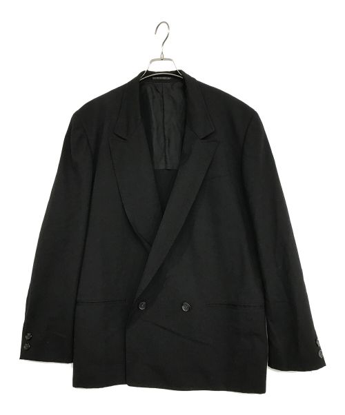 Yohji Yamamoto pour homme（ヨウジヤマモト プールオム）Yohji Yamamoto pour homme (ヨウジヤマモト プールオム) アーカイブダブルジャケット ブラック サイズ:Mの古着・服飾アイテム