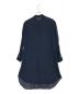 CINOH (チノ) COTTON ORGANDIE NO COLLAR LONG SHIRT ネイビー サイズ:36：7000円