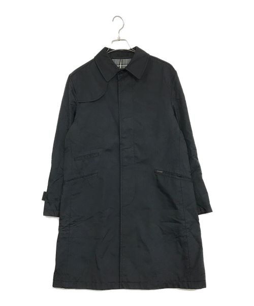 BURBERRY BLACK LABEL（バーバリーブラックレーベル）BURBERRY BLACK LABEL (バーバリーブラックレーベル) ステンカラーコート ブラック サイズ:Mの古着・服飾アイテム