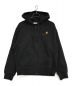 Carhartt WIP（カーハート ワークインプログレス）の古着「HOODED AMERICAN SCRIPT JACKET」｜ブラック