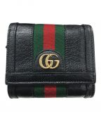 GUCCIグッチ）の古着「シェリーラインGGマーモントウォレット」｜ブラック