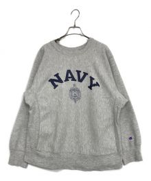 Champion REVERSE WEAVE（チャンピオン リバース ウィーブ）の古着「US NAVYクルーネックスウェット」｜グレー