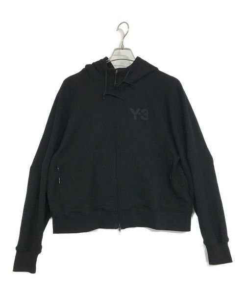 Y-3（ワイスリー）Y-3 (ワイスリー) Chest Logo Full-Zip Hoodie ブラック サイズ:Lの古着・服飾アイテム