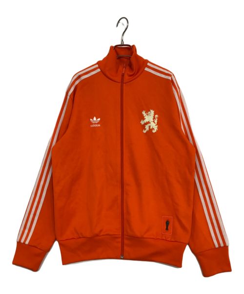 adidas（アディダス）adidas (アディダス) トラックジャケット オレンジの古着・服飾アイテム