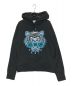 KENZO（ケンゾー）の古着「CLASSIC HOODIE TIGER」｜ブラック