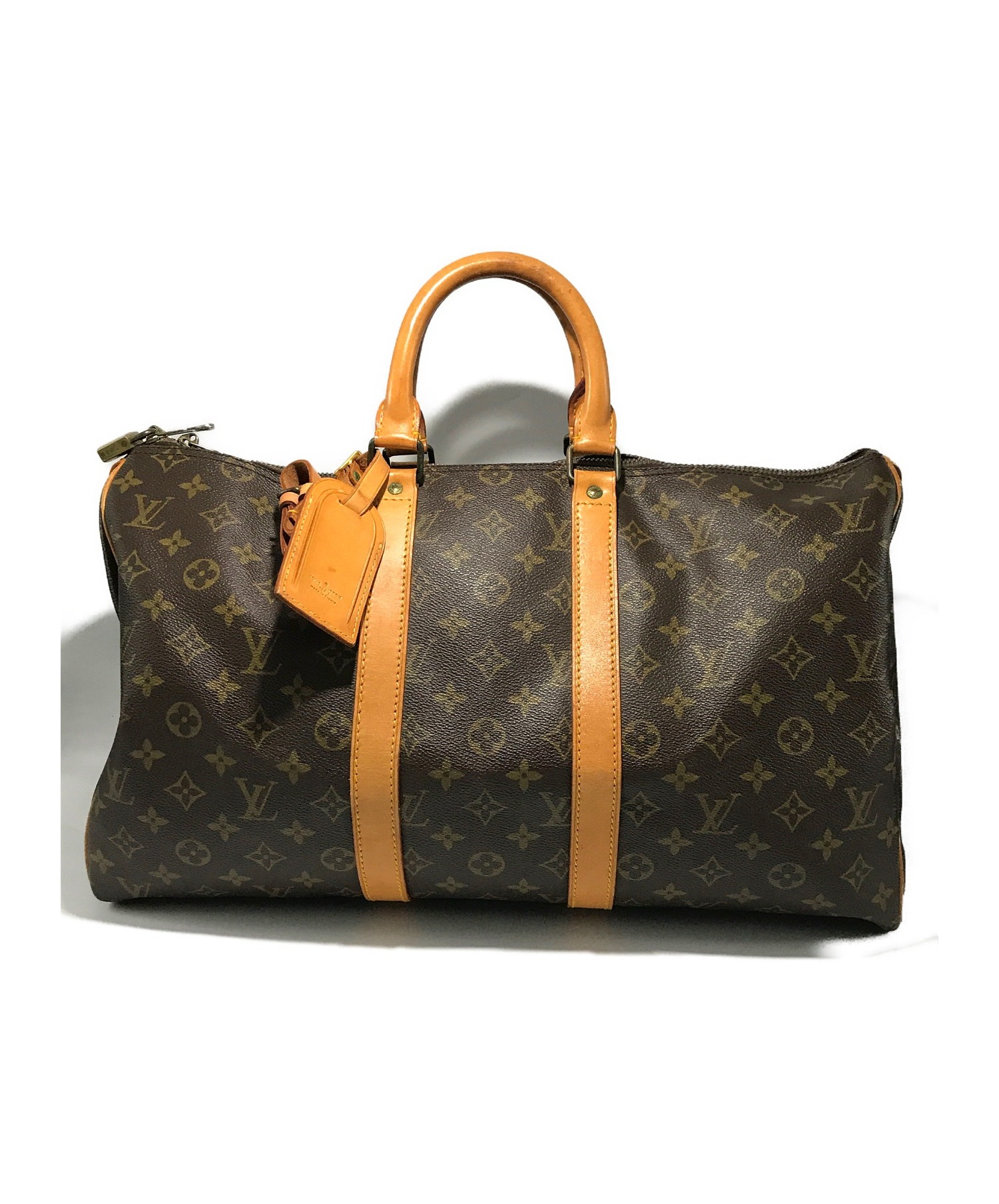 LOUIS VUITTON◇キーポル45_モノグラム_BRW/PVC/BRW :2341891175889