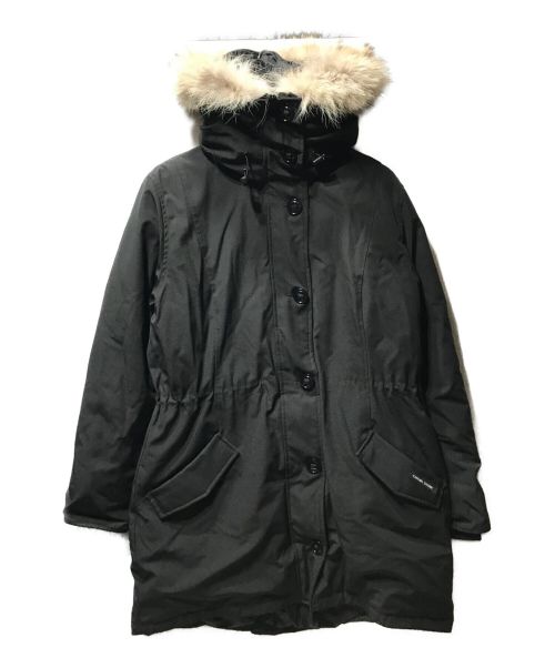 CANADA GOOSE（カナダグース）CANADA GOOSE (カナダグース) ROSSCLAIR PARKA ダウンコート ブラック サイズ:2xlの古着・服飾アイテム