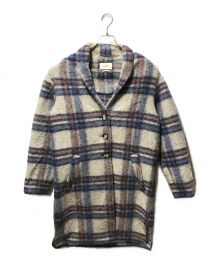 ISABEL MARANT ETOILE（イザベルマランエトワール）の古着「GABRIONコート 19A013E」｜ホワイト×ブルー