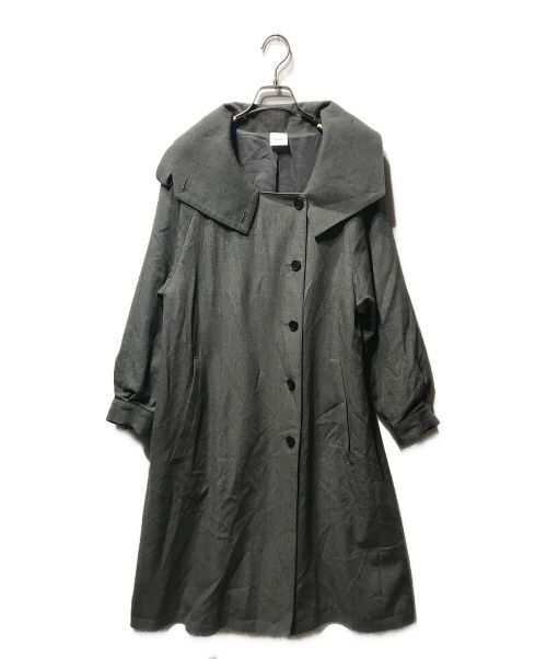 ELIN（エリン）ELIN (エリン) Twill double-breasted coat ツイル ダブル ブレステッド ウール コート 11705-33-3003 グレー サイズ:36の古着・服飾アイテム