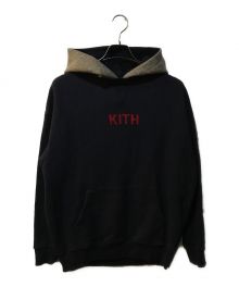 KITH × Bergdorf Goodman（キス×バーグドルフグッドマン）の古着「WILLIAMS II HOODIE プルオーバーパーカー」｜ネイビー