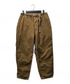 THE NORTHFACE PURPLELABEL × nanamicaザ・ノースフェイス パープルレーベル×ナナミカ）の古着「Corduroy Wide Tapered Pants NT5155Nワイドテーパードパンツ リラックスシルエット ウェービングベルト」｜ブラウン