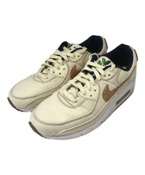 NIKE（ナイキ）NIKE (ナイキ) AIR MAX 90 SE CORK COCONUT アイボリー サイズ:US8.5の古着・服飾アイテム