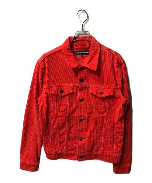 LEVI'S（リーバイス）LEVI'S (リーバイス) Gosha Rubchinskiy (ゴーシャラブチンスキー) コーデュロイジャケット トラッカージャケット レッド サイズ:Ｓの古着・服飾アイテム