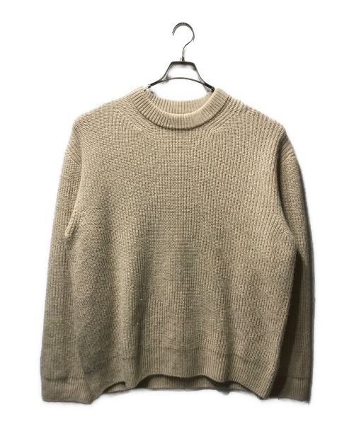 UNFIL（アンフィル）UNFIL (アンフィル) royal baby alpaca pullover swe ベージュ サイズ:5の古着・服飾アイテム