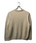 UNFIL (アンフィル) royal baby alpaca pullover swe ベージュ サイズ:5：12800円