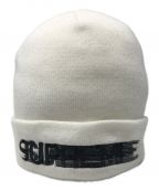 SUPREMEシュプリーム）の古着「23SS Motion Logo Beanie ニット帽」｜ホワイト