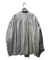 COCODEAL (ココディール) ストライプボリュームスリーブシャツ グレー サイズ:2：5800円