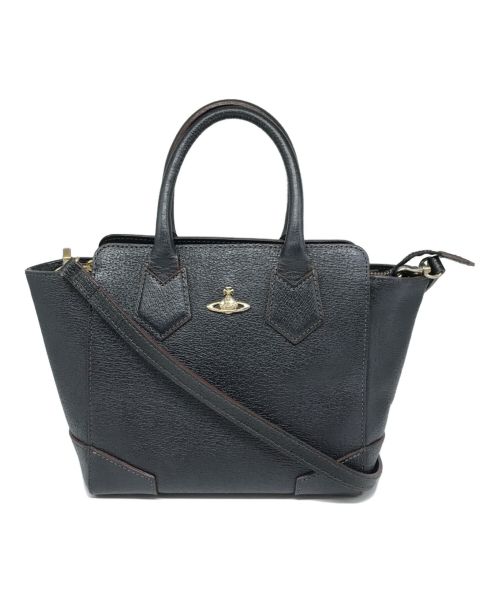 Vivienne Westwood（ヴィヴィアンウエストウッド）Vivienne Westwood (ヴィヴィアンウエストウッド) EXECUTIVE2 2WAYショルダーバッグ ブラックの古着・服飾アイテム