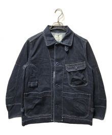 Snow peak（スノーピーク）の古着「Indigo TAKIBI Coverall インディゴ タキビ カバーオール」｜インディゴ