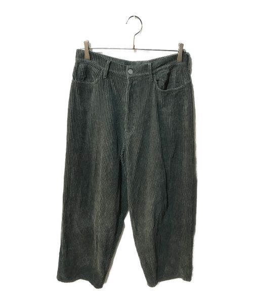 LAD MUSICIAN（ラッドミュージシャン）LAD MUSICIAN (ラッドミュージシャン) CORDUROY WIDE PANTS グリーン サイズ:42の古着・服飾アイテム