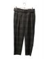 CULLNI（クルニ）の古着「TAPERED SLACKS CHECK」｜ブラウン