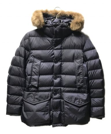 中古・古着通販】MONCLER (モンクレール) ダウンジャケット ネイビー