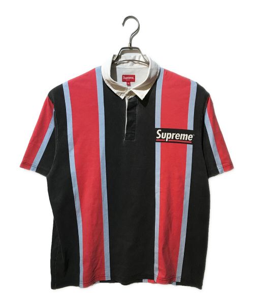 SUPREME（シュプリーム）SUPREME (シュプリーム) Stripe S/S Rugby マルチカラー サイズ:XLの古着・服飾アイテム