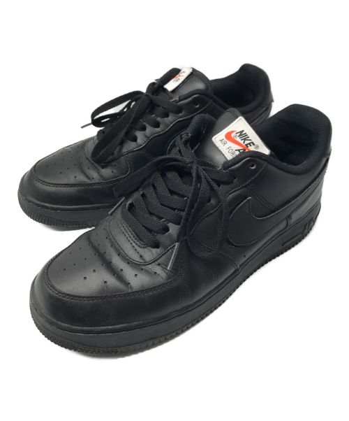 NIKE（ナイキ）NIKE (ナイキ) AIRFORCE 1 LOW 07 AH8462-002  ブラックスウッシュ ローカットスニーカー  バスケットボールシューズ ブラック サイズ:27の古着・服飾アイテム