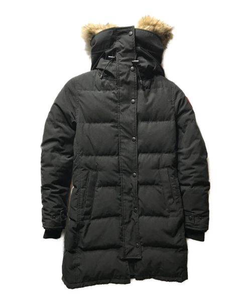 CANADA GOOSE（カナダグース）CANADA GOOSE (カナダグース) Mackenzie Parka Heritage シェルバーンパーカ  ロングレングス ドットボタン ブラック サイズ:sの古着・服飾アイテム