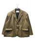 The Frankie shop（ザ フランキー）の古着「FRANKIE OVERSIZED BOYFR IEND BLAZER テーラードジャケット　オフィスカジュアル 」｜ベージュ