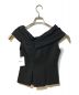 Her lip to (ハーリップトゥ) Shawl Peplum Top　1232302082 ブラック サイズ:Ｓ：4800円