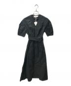 AKIRA NAKAアキラナカ）の古着「Scar lace dress 半袖ワンピース」｜ブラック