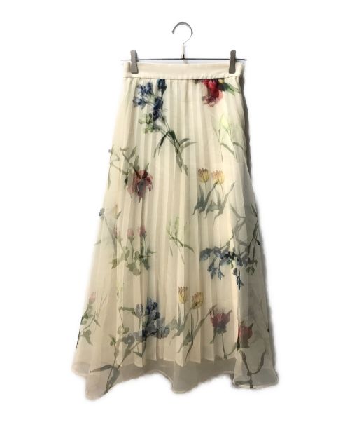 Ameri（アメリ）Ameri (アメリ) SOFIA ORGANZA LAYERED SKIRT 01310960360 アイボリー サイズ:Sの古着・服飾アイテム