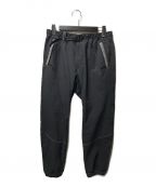 and wanderアンドワンダー）の古着「nylon double cloth pants ナイロンダブルクロスパンツ AW93-FF015」｜ブラック