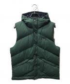 SUPREMEシュプリーム）の古着「Hooded Down Vest 12Ｗ ナイロン ボア ジャケット」｜グリーン