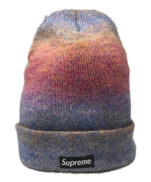 SUPREME（シュプリーム）SUPREME (シュプリーム) 19AW Mohair Beanie モヘヤ ビーニー レッド×ブルーの古着・服飾アイテム