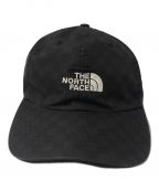 SUPREME×THE NORTH FACEシュプリーム×ザ ノース フェイス）の古着「Check Horizon Cap コラボ キャップ チェック柄 ブランドロゴ」｜ブラック