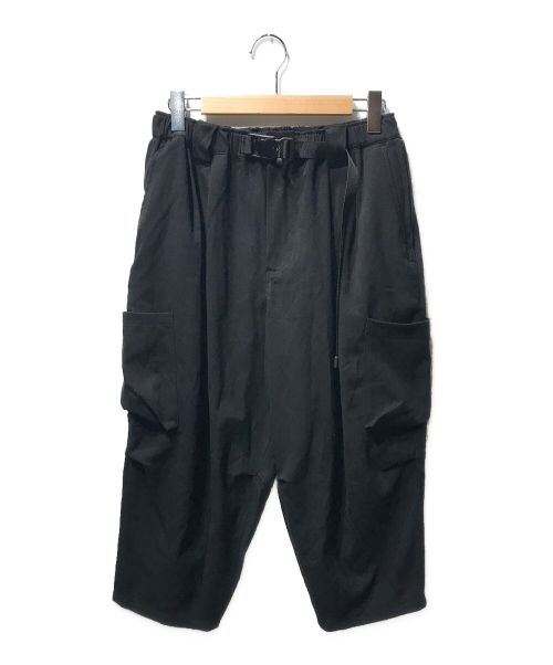 TIGHTBOOTH PRODUCTION（タイトブースプロダクション）TIGHTBOOTH PRODUCTION (タイトブースプロダクション) CROPPED CARGO PANTS ウエストゴム ブラック サイズ:Mの古着・服飾アイテム