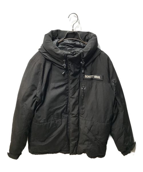 Schott（ショット）Schott (ショット) 2TONE SNORKEL DOWN PARKA 3182011 ブラック サイズ:xlの古着・服飾アイテム