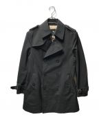 BURBERRY BLACK LABELバーバリーブラックレーベル）の古着「トレンチコート BMA03-502-09」｜ブラック