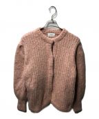 CLANEクラネ）の古着「COLOR MOHAIR SHAGGY CARDIGAN 11106-1092」｜ピンク