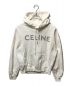 CELINE（セリーヌ）の古着「チェッカーロゴ プルオーバーパーカー 2Y479052H」｜ホワイト